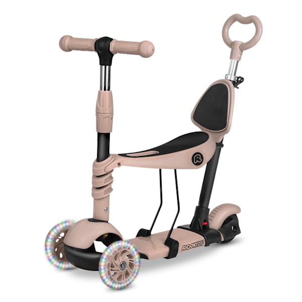 Ricokids Todi 3-hjulet scooter - Beige