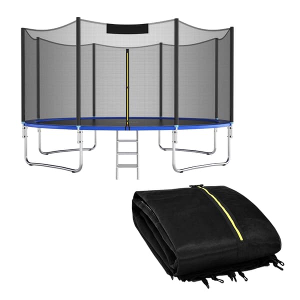 Trampolin skyddsnät 427cm, Passar 8 stolpar, Dragkedja
