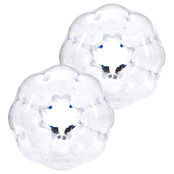Uppblåsbara stötfångarbollar 2-pack, 1,2 meter PVC-kroppszorb