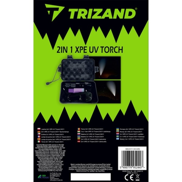 2in1 XPE UV-taskulamppu Trizand 24311