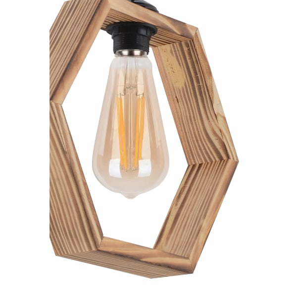 Lysekrone Hexagon Natural
