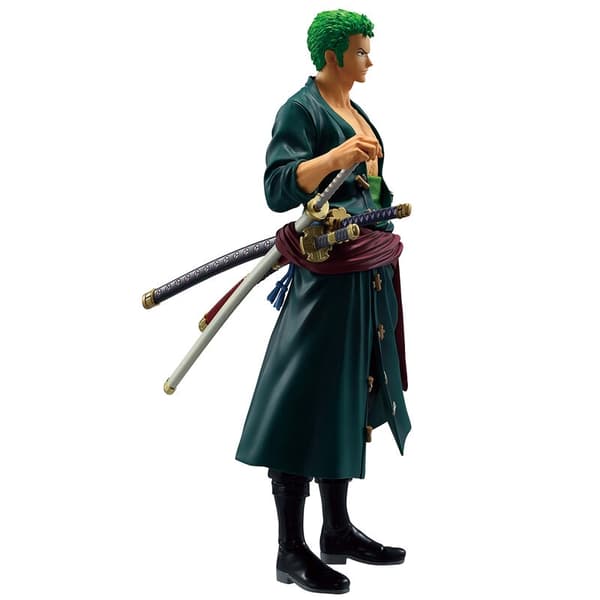 One Piece Roronoa Zoro figur, 25 cm, Ichibansho samleobjekt