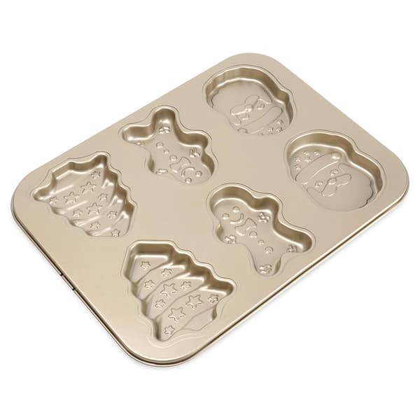 Julekageform, stål, non-stick, 35x26,5 cm