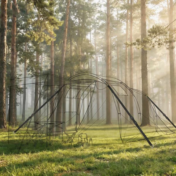 Studsmattaankare, 4 spiralpinnar, justerbara remmar