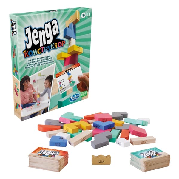 Jenga Maker -lautapeli (venäjäksi)