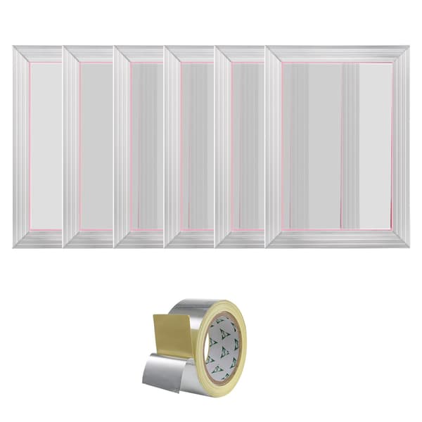 Screentrycksramar, 25x33 cm, 156 mesh, 6-pack