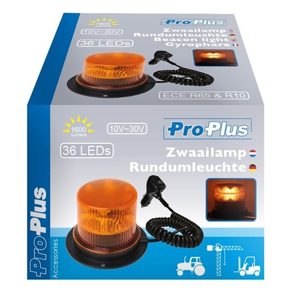 Majakkavalo keltainen 36LED 10-30V