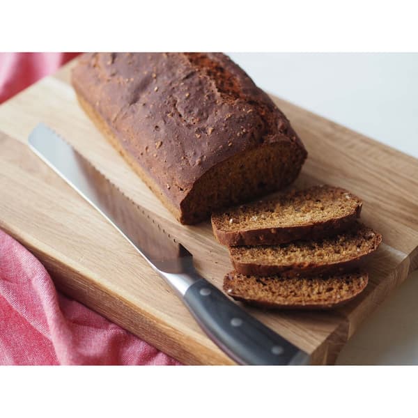 Brødkniv, 20 cm, Pakka træskaft