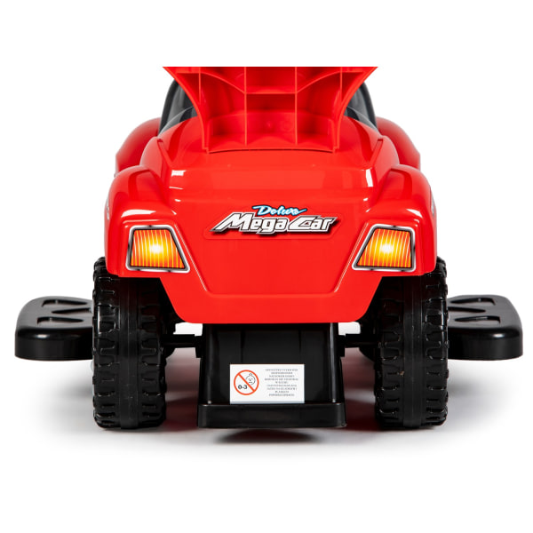 Ride On Toy Push Car Walker kahvalla 3in1-punainen