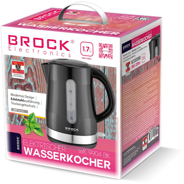 Vedenkeitin WK 9904 BK 1,7L, 1850-2200W