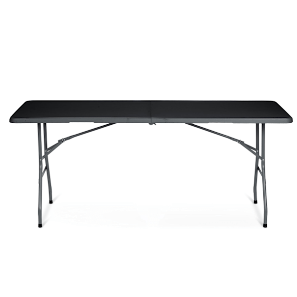 Sammenklappeligt haveserveringsbord 180 cm Plonos sort