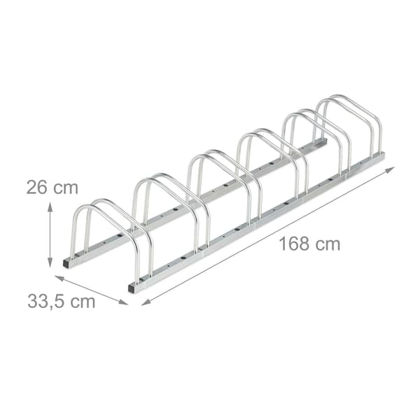 Cykelstativ til 6 cykler