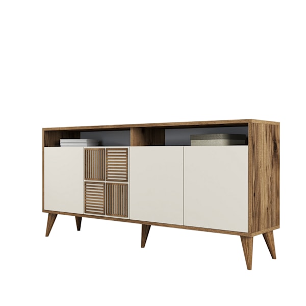 Console Milan 160 - Valnöt, Grädde