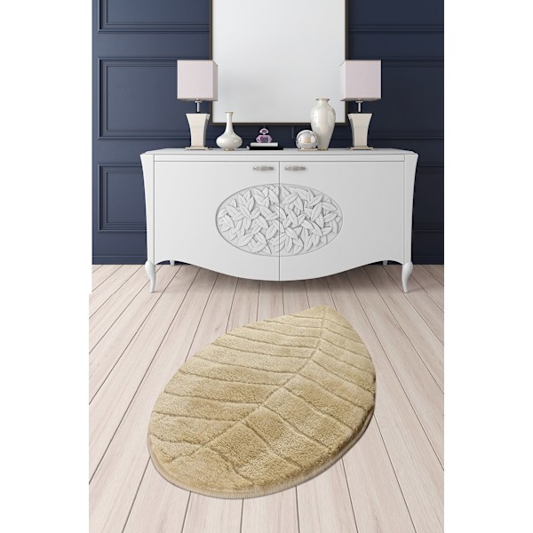 Akryl bademåtte Jungle Leaf - Sten (60 x 100)