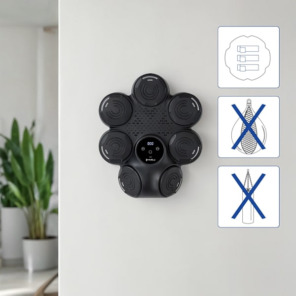 Bluetooth-musikboxningsmaskin med handskar – 9 program
