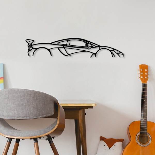 Koristeellinen metalliseinätarvikkeet Mclaren P1 Silhouette