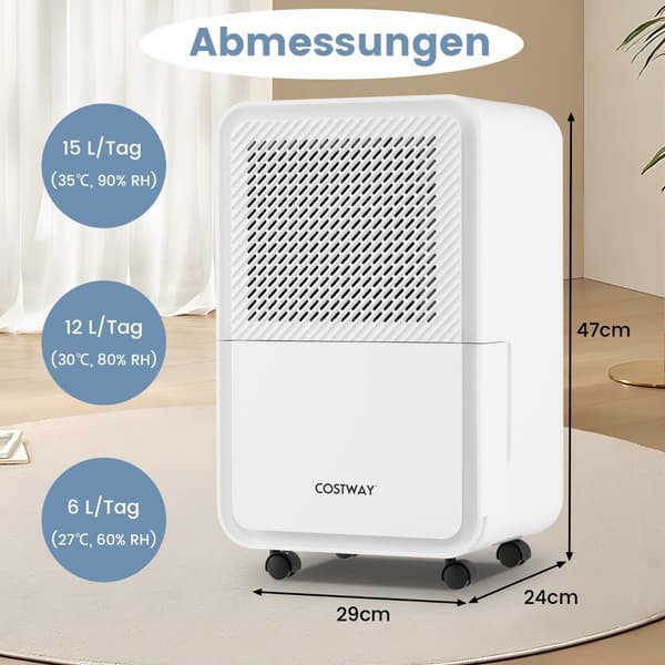 15L hjemmeaffugter – 4 tilstande, 24-timers timer, stille drift