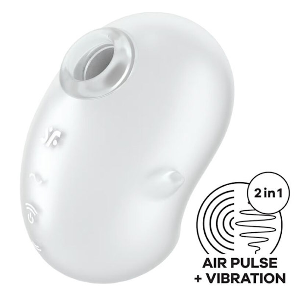 Satisfyer - Cutie Ghost Lay-On Vibrator Hvid