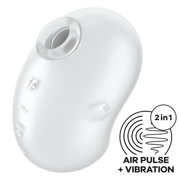 Satisfyer - Cutie Ghost Lay-On Vibrator valkoinen