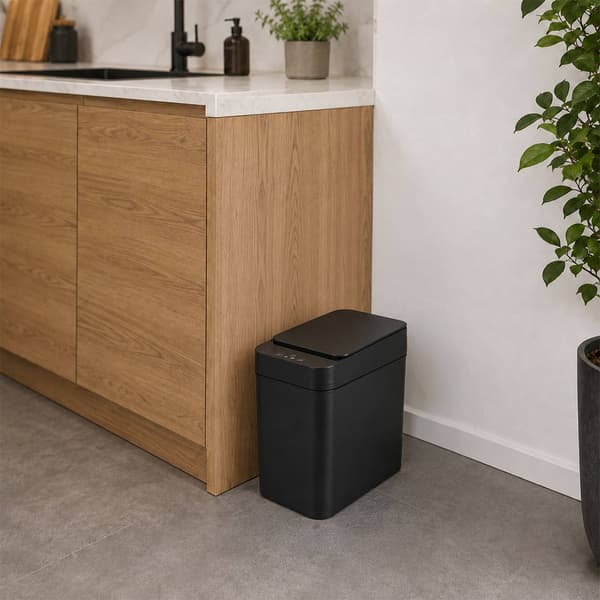9L hvid plastik sensor køkkenspand