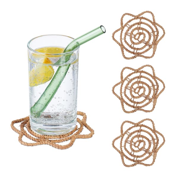 Underläggset, palmfiber, värmebeständig, 4-pack