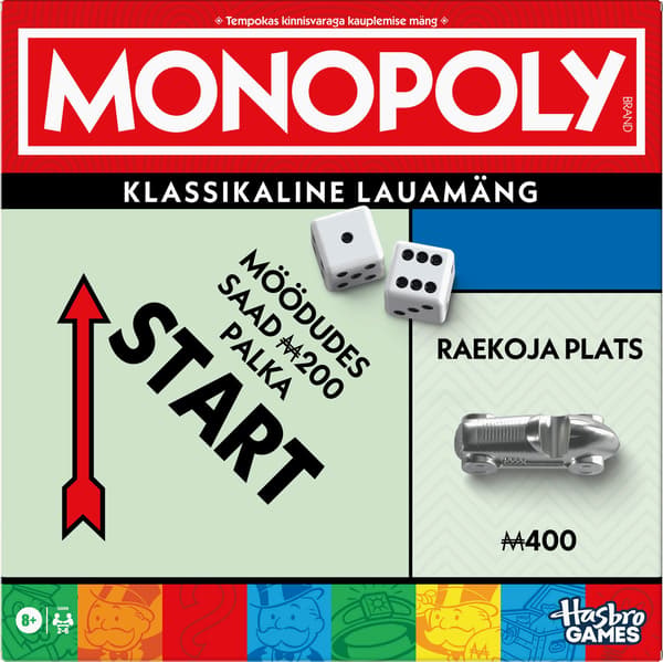 MONOPOLY Classic Board Game - Refresh Edition på estniska
