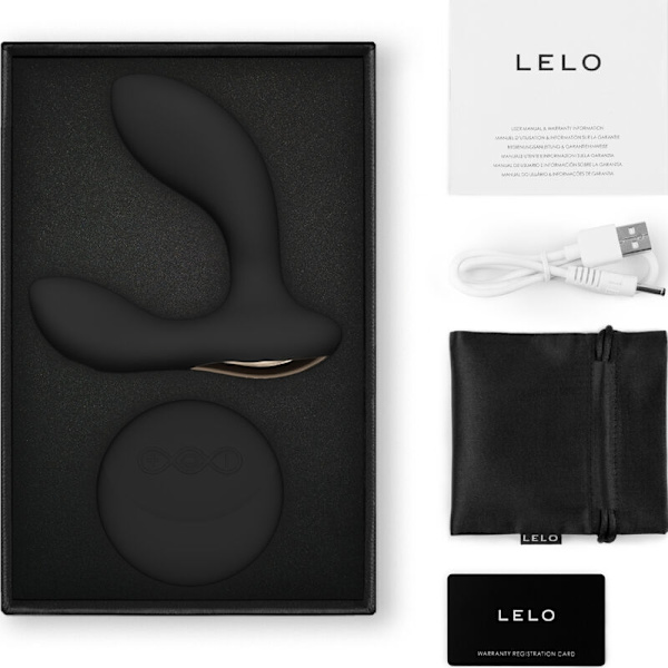 Lelo - Hugo 2 Prostate Massager -kaukosäädin, musta