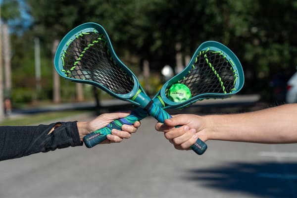 Mini Lacrosse-sæt til vandleg med bold og ketcher