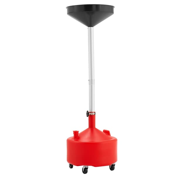 Spildolietank, 30L, justerbar tragt, hjul