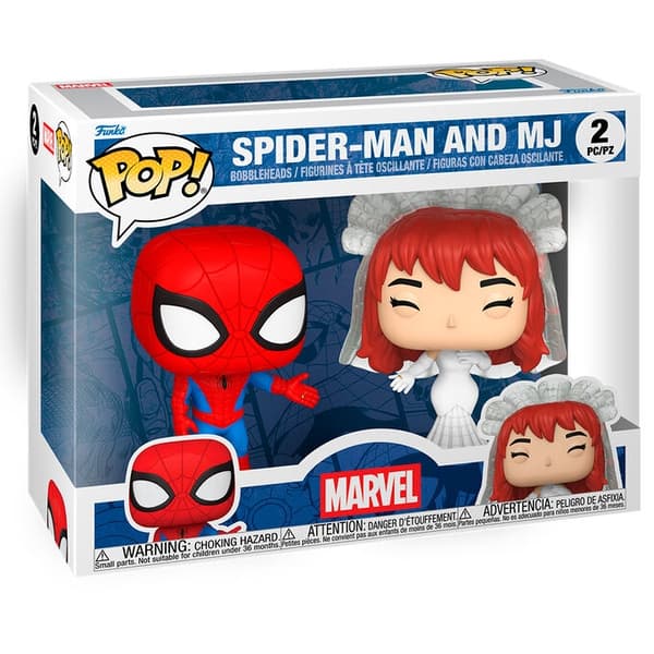 POP-paket med 2 figurer Marvel Spider-Man och MJ