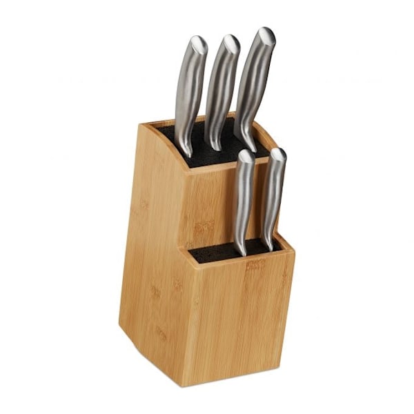 Bambus knivblok
