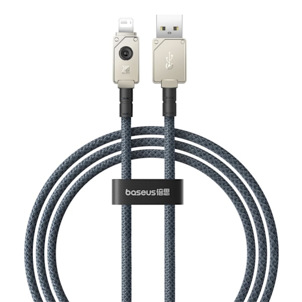 Baseus Snabbladdningskabel USB-A till Lightning, 480mbps, 1m - Vit