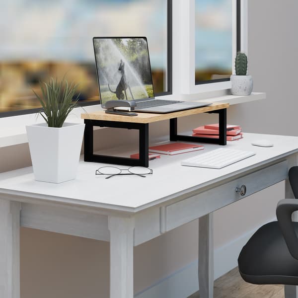 Monitorstativ med förvaring – industriell design