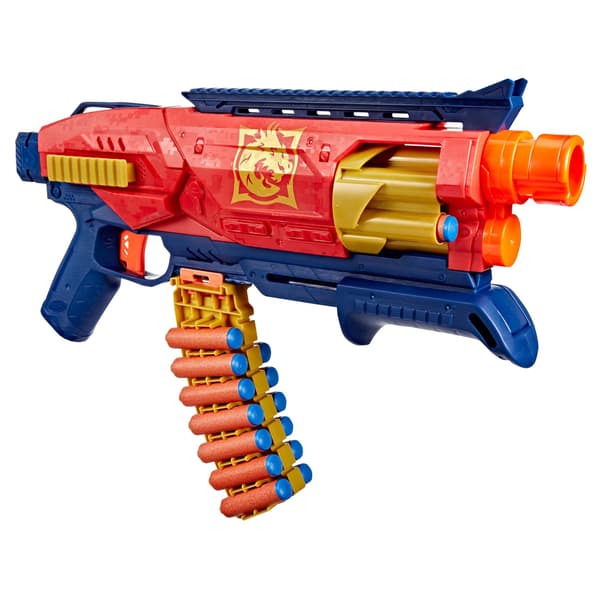 Nerf Loadout Blaster med 6-pils cylinder, opbevaringsplads til 14 pile
