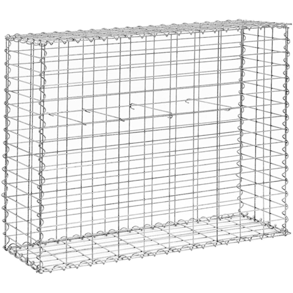 Galvaniseret stålgabion kurv 101 x 32 x 83 cm - 2 stk.