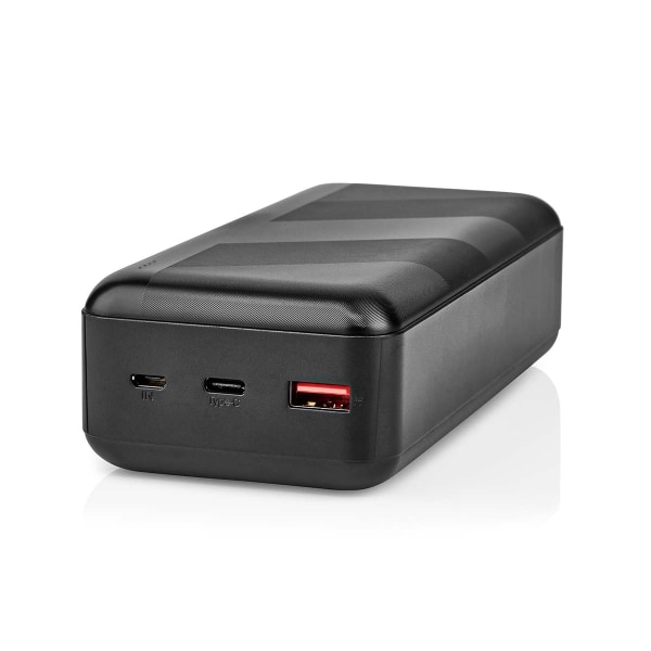 Powerbank | 32000 mAh | 2.4 / 3.0 / 3.25 A | Antal utgångar: 2 | Utgångsanslutning: 1x USB-A / 1x USB-C™ | Ingångsanslutning: 1x Micro USB / 1x USB-C™