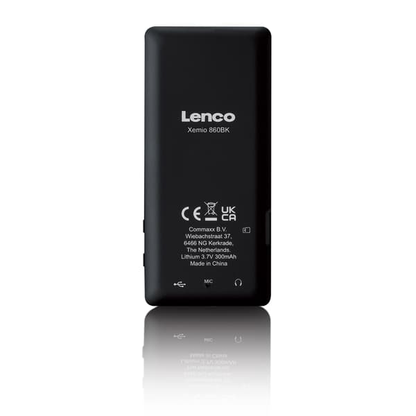 MP3/MP4-spelare med Bluetooth, 8 GB minne, svart
