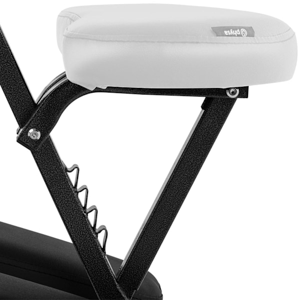 Massagestol foldbar op til 130 kg, hvid