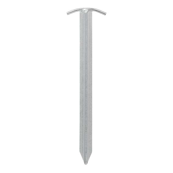 Tältpinne 30 cm galvaniserad stål T-profil