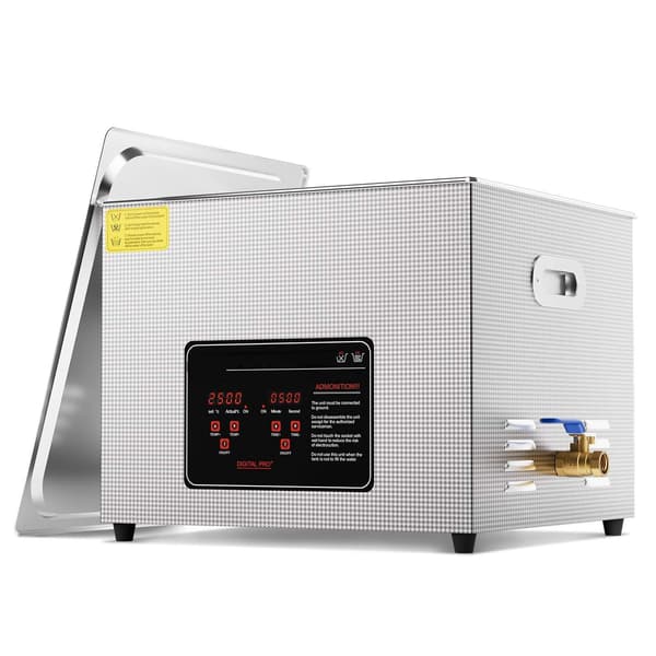 Ultralydsrenser 15L, 40kHz, timer og varmelegeme