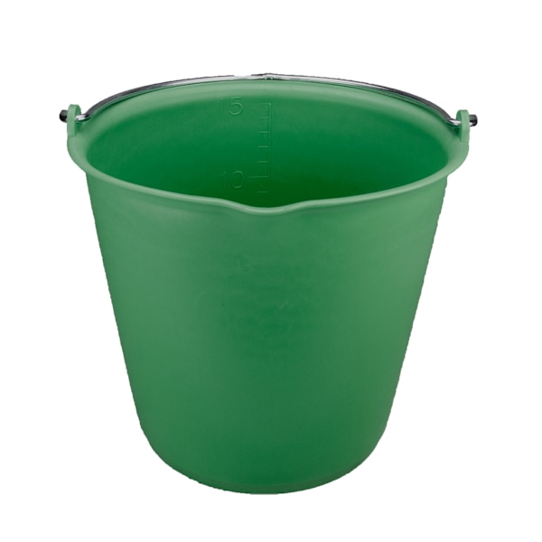 Hink 15 l med hällpip grön
