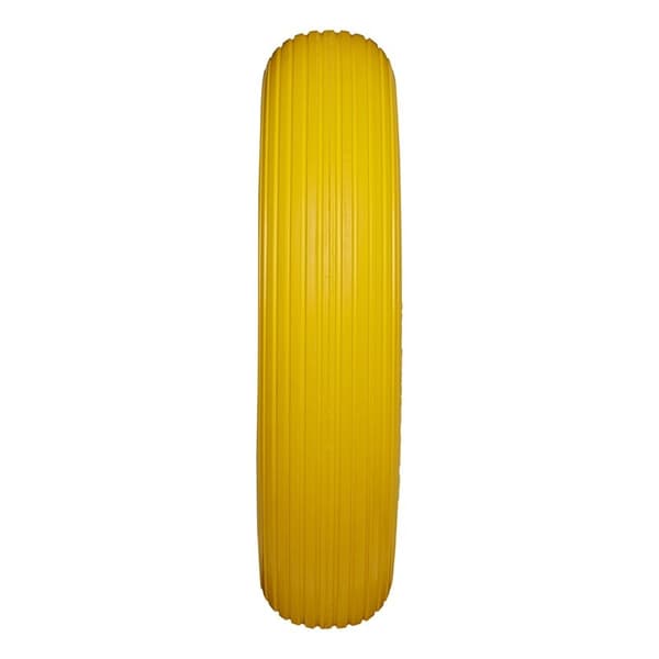 PU dæk med metalfælg 16" 4,00-8