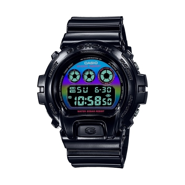CASIO G-SHOCK Mod. OVERSIZE - VIRTUAL BLACK RAINBOW SERIE