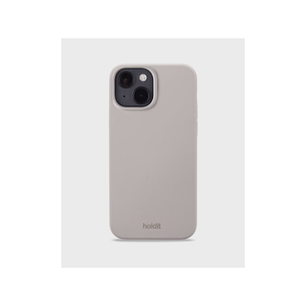HoldIt silikoni, kansi, Apple, iPhone 15, 15,5 cm (6,1"), Mole Grey