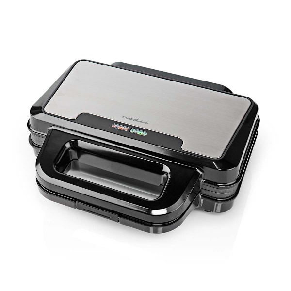 Sandwich Maker | 900 W | 26.8 x 14.5 cm | Automatisk temperaturregulering | Aluminium / Plastik