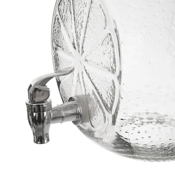 Dryckesbehållare med kran – citronformad servering