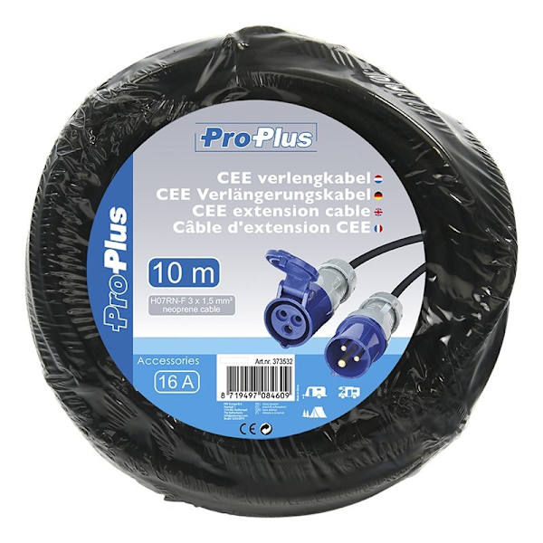 CEE Jatkokaapeli 10M 3x1,5mm²