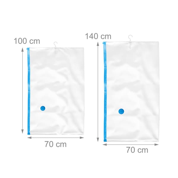 Hängande vakuumförseglingspåsar, 4-pack, 2 storlekar