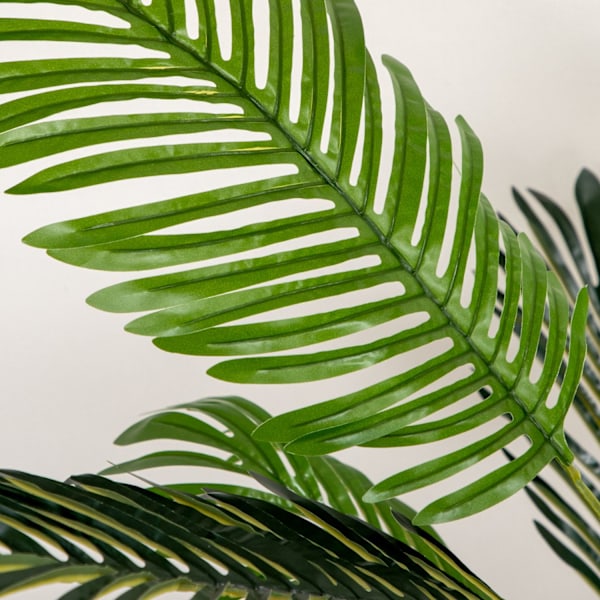 Konstgjord Palm Konstgjord Växt Cementfyllning 150Cm Inomhusgrön