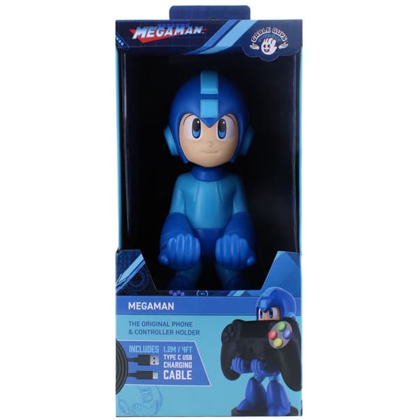 Cable Guy Mega Man Figuurin kiinnitysteline, korkeus 21 cm